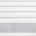 DESIGN 91 Ręcznik LEO klasyczny z bordiurą w pasy - 50 x 90 cm - biały 2
