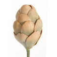 KARCZOCH kwiat sztuczny dekoracyjny z plastycznej pianki foamiran - dł. 25 cm dł. kwiat 14 cm - pomarańczowy 1