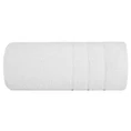 Ręcznik RENI o klasycznym designie z bordiurą w formie trzech tkanych paseczków - 50 x 90 cm - biały 3