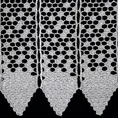 Zazdrostka OLA z ażurowej matowej tkaniny - 150 x 60 cm - srebrny 2