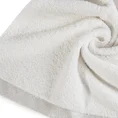 Ręcznik z delikatną bordiurą - 50 x 90 cm - kremowy 5