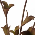 GAŁĄZKA OZDOBNA z kwiatami, kwiat sztuczny dekoracyjny - 92 cm - zielony 2