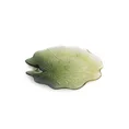 Patera NILA ze szkła artystycznego w kształcie liścia lilii wodnej - ∅ 19 x 3 cm - zielony 2