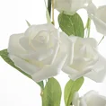 RÓŻYCZKI kwiat sztuczny dekoracyjny z plastycznej pianki foamirian - ∅ 7 x 65 cm - biały 2