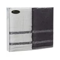 Zestaw prezentowy - komplet 2 szt ręczników na każdą okazję - 35 x 30 x 5 cm - biały 1