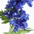 OSTRÓŻKA OGRODOWA sztuczny kwiat dekoracyjny z płatkami z jedwabistej tkaniny - 80 cm - ciemnoniebieski 2