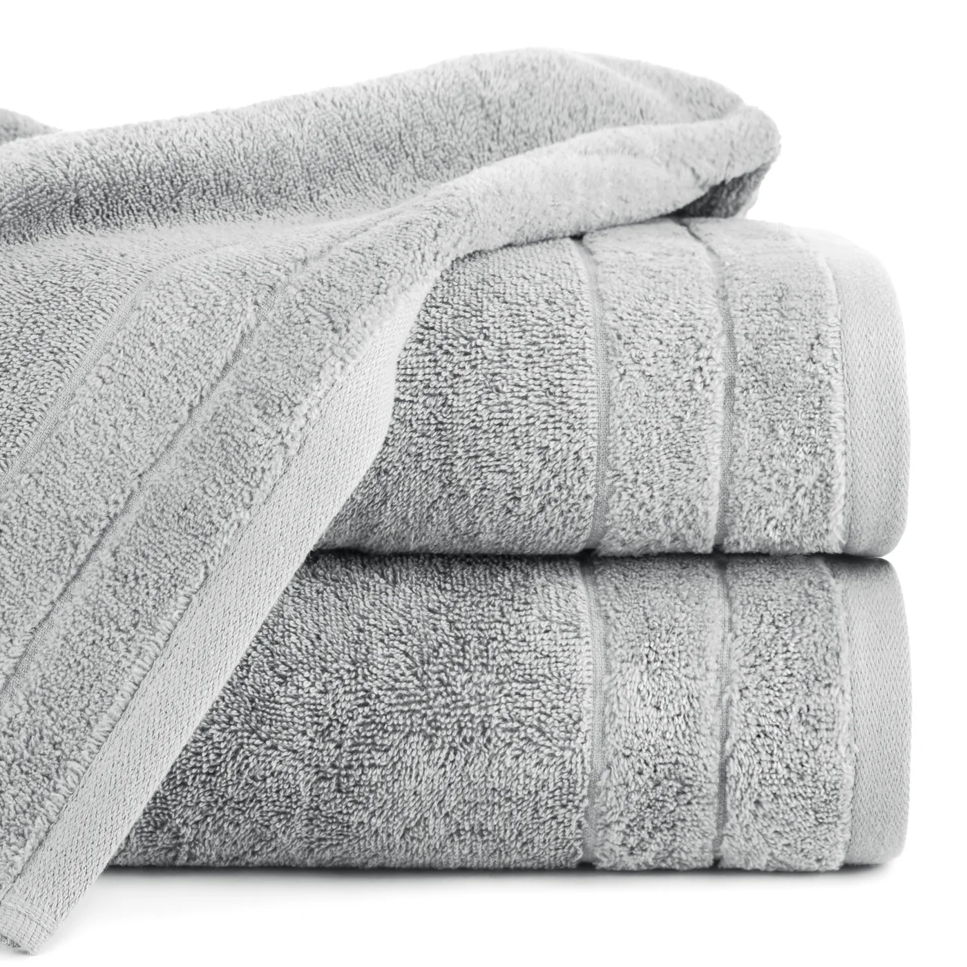 Ręcznik z bawełny klasyczny stalowy