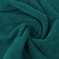 EVA MINGE Ręcznik JULITA gładki z miękką szenilową bordiurą - 50 x 90 cm - turkusowy 5