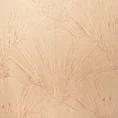 PIERRE CARDIN zasłona welwetowa GOJA z błyszczącym nadrukiem w formie liści miłorzębu - 140 x 250 cm - beżowy 13