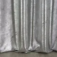 Zasłona BRUGGE ze srebrnym marmurkowym nadrukiem - 140 x 250 cm - srebrny 3