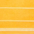 Ręcznik z bordiurą w formie sznurka - 70 x 140 cm - żółty 2