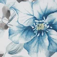 EUROFIRANY CLASSIC Komplet pościeli SONIA 9 z wysokogatunkowej bawełny z graficznym motywem kwiatów - 140 x 200 cm - biały 2