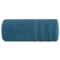 Ręcznik VITO z bawełny podkreślony żakardowymi paskami - 70 x 140 cm - ciemnoniebieski 3