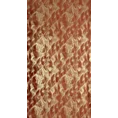 Tkanina zasłonowa z welwetu z marmurkowym wzorem - 300 cm - rudy 7