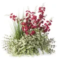 OSTRÓŻKA kwiat sztuczny dekoracyjny - 85 cm - czerwony 4