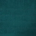 Ręcznik bawełniany DALI z bordiurą w paseczki przetykane srebrną nitką - 30 x 50 cm - turkusowy 2