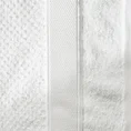 Ręcznik do rąk 30x50 cm z włókna bambusowego kolor biały z błyszczącą bordiurą 500 g/m2 MILAN - 30 x 50 cm - biały 2