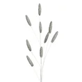 GAŁĄZKA OZDOBNA, kwiat sztuczny dekoracyjny - 88 cm - srebrny 1
