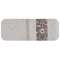 EUROFIRANY CLASSIC Ręcznik SYLWIA 1 z żakardową bordiurą tkaną w ornamentowy wzór - 50 x 90 cm - liliowy 3