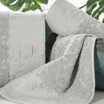 Ręcznik z ozdobną bordiurą - 70 x 140 cm - srebrny 6