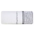 ELLA LINE ręcznik bawełniany TAYLOR z ozdobnym stebnowaniem i bordiurą w paseczki - 70 x 140 cm - biały 3
