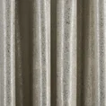 Zasłona KATIE zaciemniająca typu blackout z nakrapianym srebrnym nadrukiem - 135 x 270 cm - beżowy 2