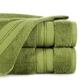 EUROFIRANY PREMIUM Ręcznik DANIEL w kolorze oliwkowym, z delikatną bordiurą - 50 x 90 cm - oliwkowy 1