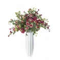 DZIKA RÓŻA gałązka, kwiat sztuczny dekoracyjny - ∅ 5 x 75 cm - amarantowy 4