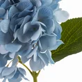 HORTENSJA kwiat sztuczny dekoracyjny z płatkami z jedwabistej tkaniny - ∅ 16 x 66 cm - niebieski 2