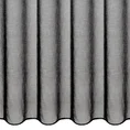 Firana AURA z etaminy zdobiona subtelnymi falbanami - 140 x 270 cm - czarny 3