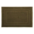 Dywanik łazienkowy CALEB z bawełny frotte, dobrze chłonący wodę - 50 x 70 cm - ciemnozielony 2