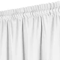 Zasłona DORA z gładkiej i miękkiej w dotyku tkaniny o welurowej strukturze - 140 x 175 cm - biały 6