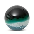 kula DAGI - ręcznie wykonana figurka dekoracyjna ze szkła artystycznego - ∅ 11 x 11 cm - turkusowy 1