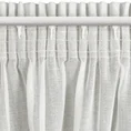 Firana MARGO z błyszczącej tkaniny o gęstym splocie - 300 x 270 cm - biały 10