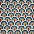 ELLA LINE Komplet pościeli z wysokogatunkowej bawełny renforce z motywem geometrycznych łuków - 160 x 200 cm - niebieski 4