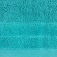 Ręcznik DAMLA z welurową bordiurą - 50 x 90 cm - turkusowy 2