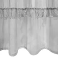 DIVA LINE Firana ARIANA z błyszczącą moherową nicią zdobiona falbanami - 140 x 250 cm - szary 3