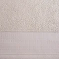 Ręcznik STELLA z bawełny z żakardową bordiurą z drobnymi punkcikami - 50 x 90 cm - beżowy 2