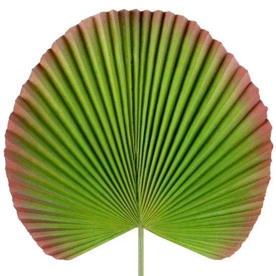 LIŚĆ DUŻY BOTANICZNY, kwiat sztuczny dekoracyjny z silikonu - 83 cm - zielony