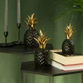Figurka ceramiczna PINA czarno-złoty ananas - ∅ 11 x 25 cm - czarny 5