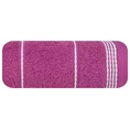 Ręcznik z bordiurą w formie sznurka - 50 x 90 cm - fioletowy 3