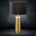 LIMITED COLLECTION Lampa stołowa VICTORIA 7 z podstawą łączącą metal i welwetowy abażur - ∅ 40 x 74 cm - czarny 1
