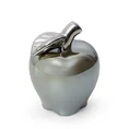 Jabłko - figurka ceramiczna SIMONA z perłowym połyskiem - 11 x 11 x 14 cm - oliwkowy 2