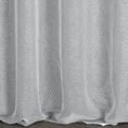 Firana LOARA z lekkiej etaminy ze srebrnym nadrukiem - 300 x 250 cm - biały 3