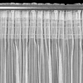 Firana NOELIA z tkaniny w prążki przeplatane błyszczącą nicią - 140 x 270 cm - biały 9