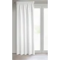 Zasłona gotowa RITA z gładkiej tkaniny - 140 x 270 cm - biały 2