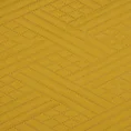 DESIGN 91 Narzuta BONI z geometrycznym wzorem wykonana techniką hot press - 170 x 210 cm - musztardowy 6