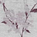 Firana FIONA półprzezroczysta z lekkiej matowej etaminy z nadrukiem kwiatów - 140 x 250 cm - biały 8