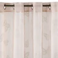 DESIGN 91 Dekoracja okienna MARIPOS z gładkiej tkaniny z wypukłym nadrukiem  świecących  motyli - 140 x 250 cm - różowy 5