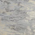 Zasłona  KORNELIA z miękkiej welwetowej tkaniny zdobiona szampańskim nadrukiem przypominającym marmur - 140 x 270 cm - szary 8